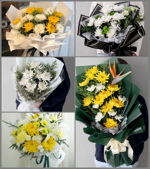 广西河池宜州区祥贝乡白事花束代送